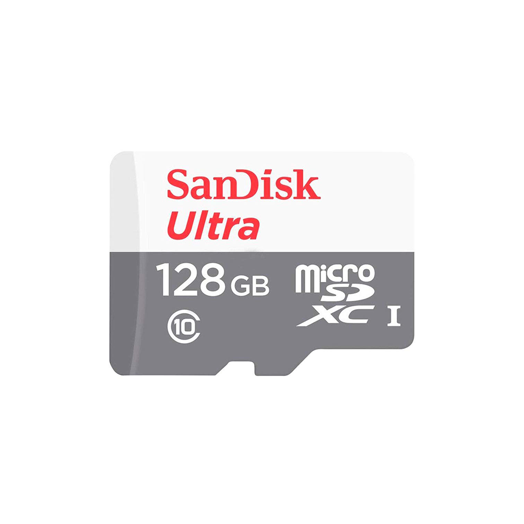 بطاقة سانديسك الترا 128 جيجابايت 100 ميجابايت/ثانية UHS-I فئة 10 microSDXC - SDSQUNR-128G-GN6MN بطاقة سانديسك الترا 128 جيجابايت 100 ميجابايت/ثانية UHS-I فئة 10 microSDXC - SDSQUNR-128G-GN6MN